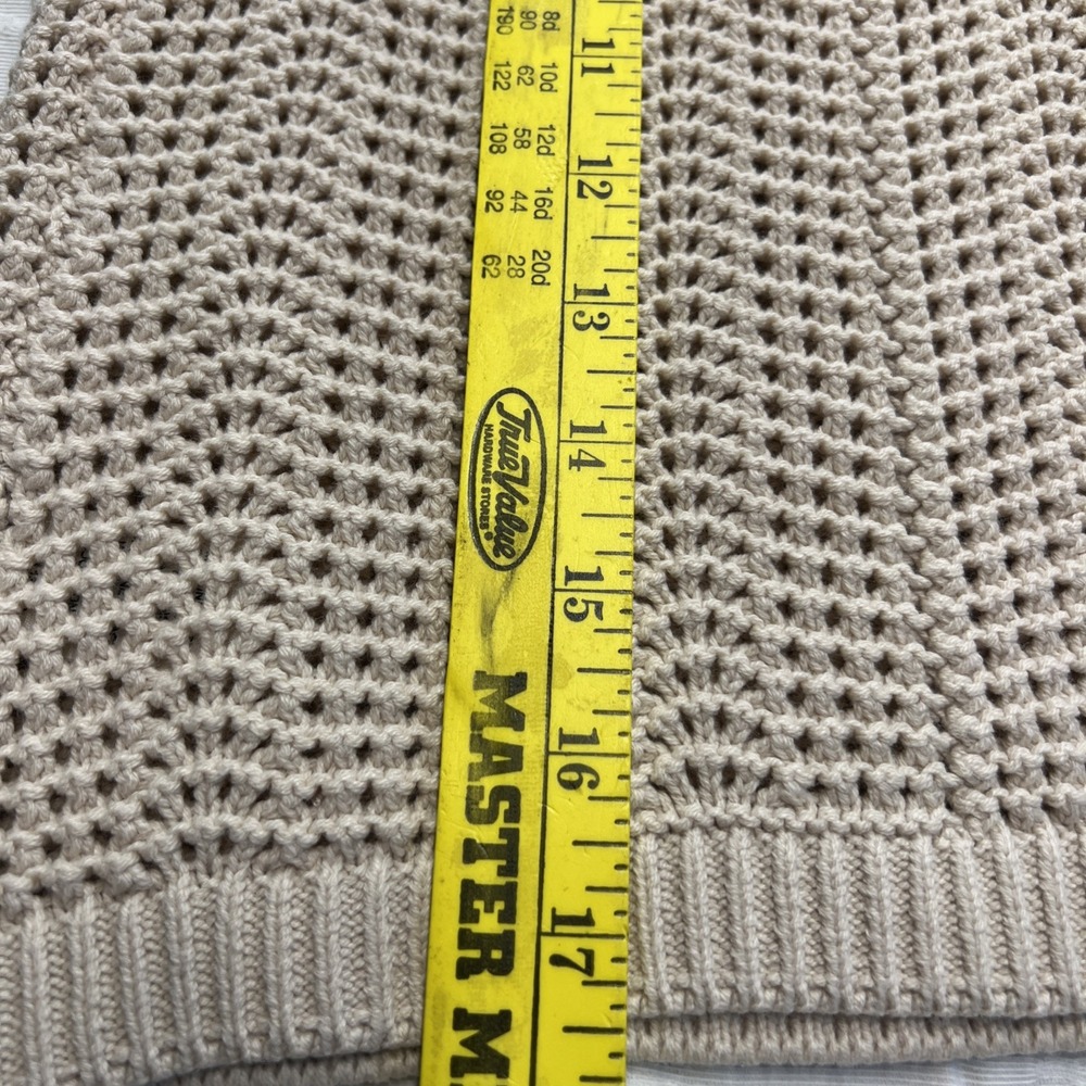 Rachel Zoe Chunky Cable Knit‎ Sleeveless Crew Neck Sweater Vest Top SM NWT - Picture 6 of 6